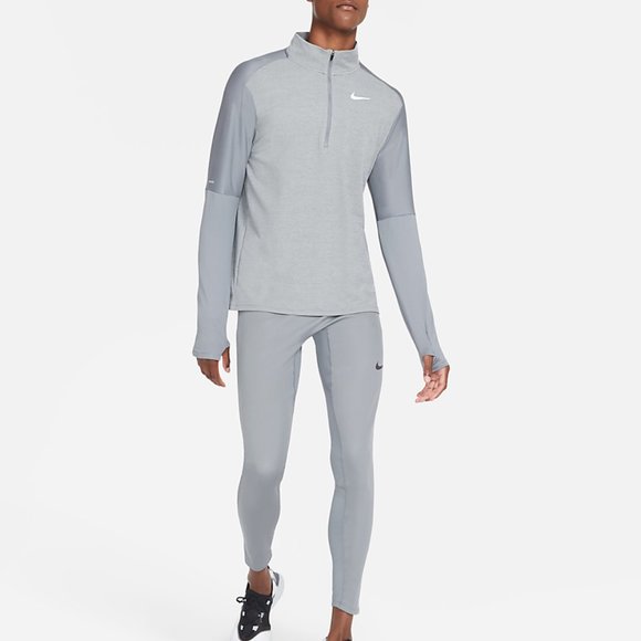 Nike Dri-FIT Men's 1/2-Zip Running Top‎ size Grey - Picture 1 of 11